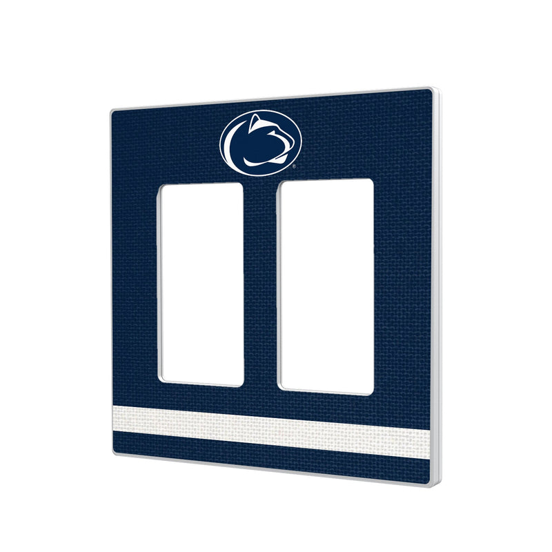 Pennsylvania State University Nittany Lions Stripe Hidden-Screw Light Switch Plate