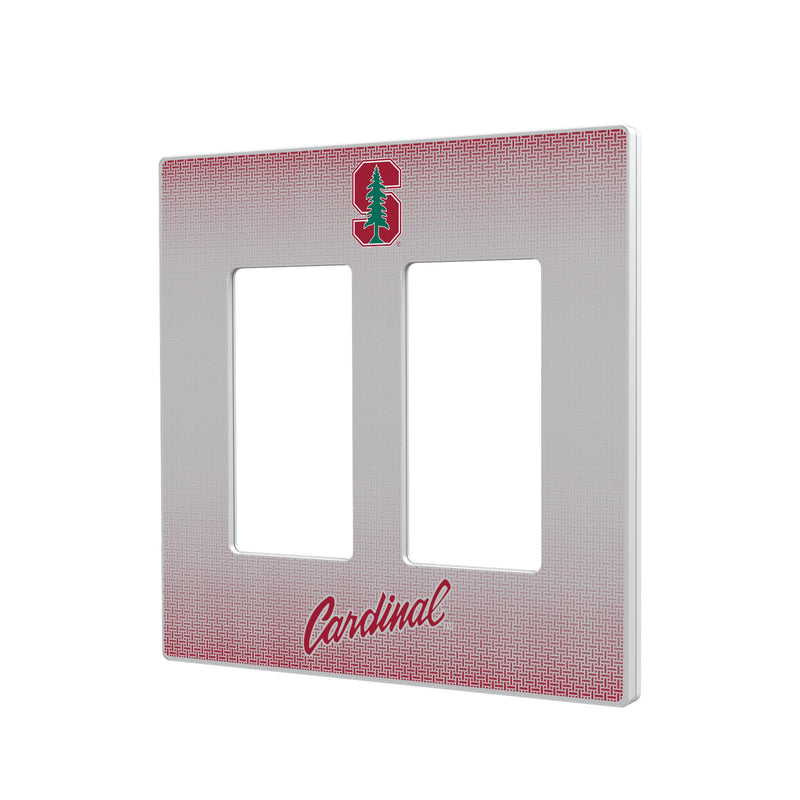 Stanford Cardinal Linen Hidden-Screw Light Switch Plate