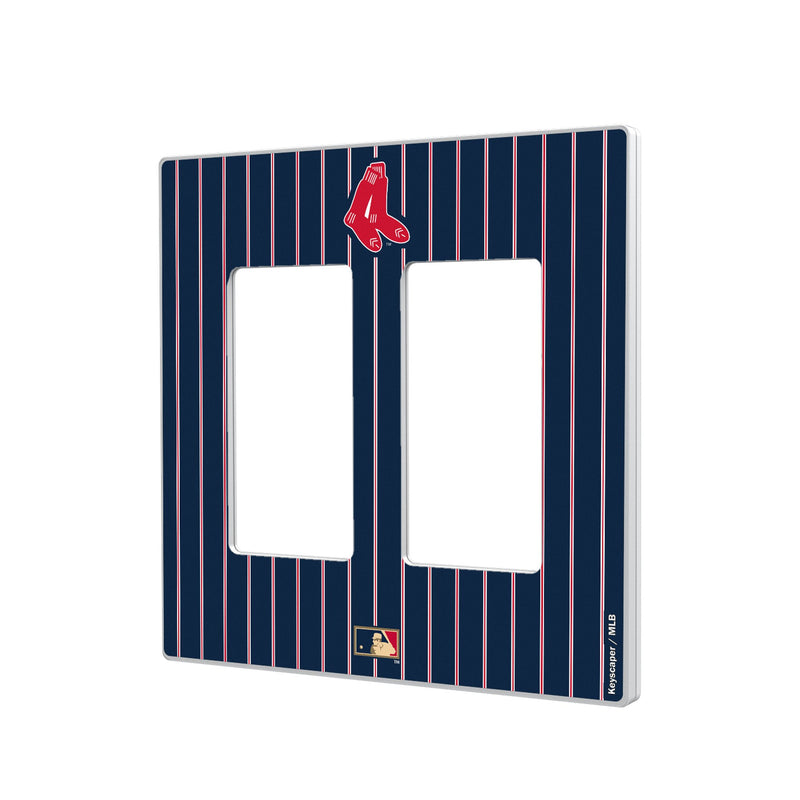 Boston Red Sox 1924-1960 - Cooperstown Collection Pinstripe Hidden-Screw Light Switch Plate