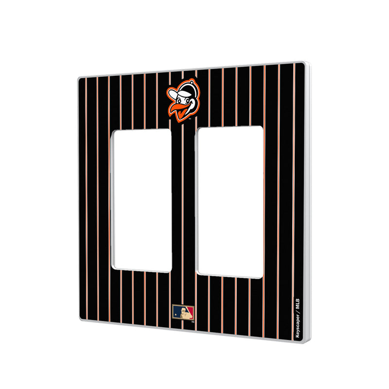 Baltimore Orioles 1955 - Cooperstown Collection Pinstripe Hidden-Screw Light Switch Plate