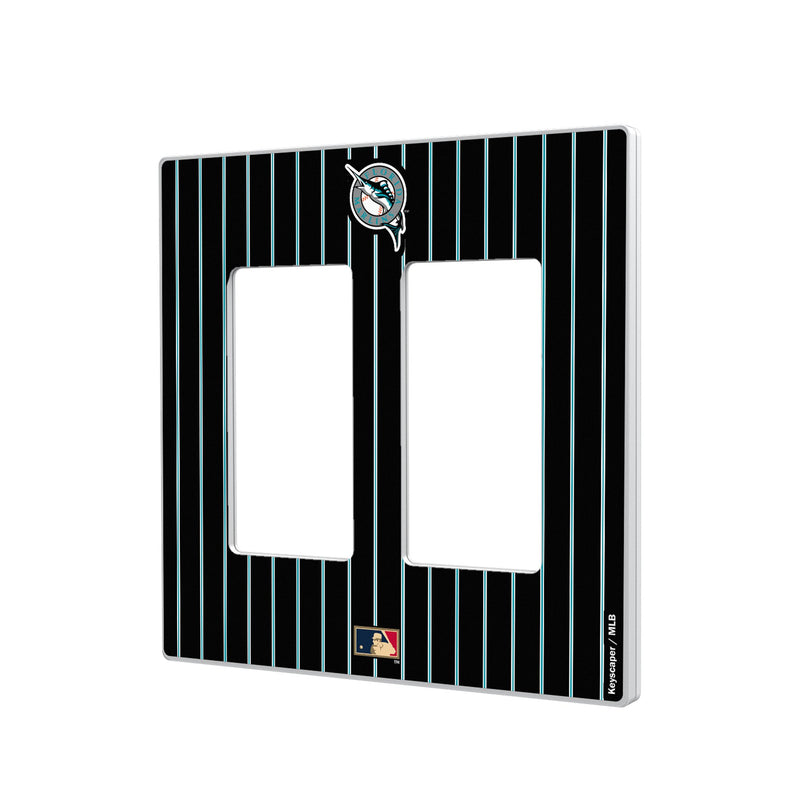 Miami Marlins 1993-2011 - Cooperstown Collection Pinstripe Hidden-Screw Light Switch Plate