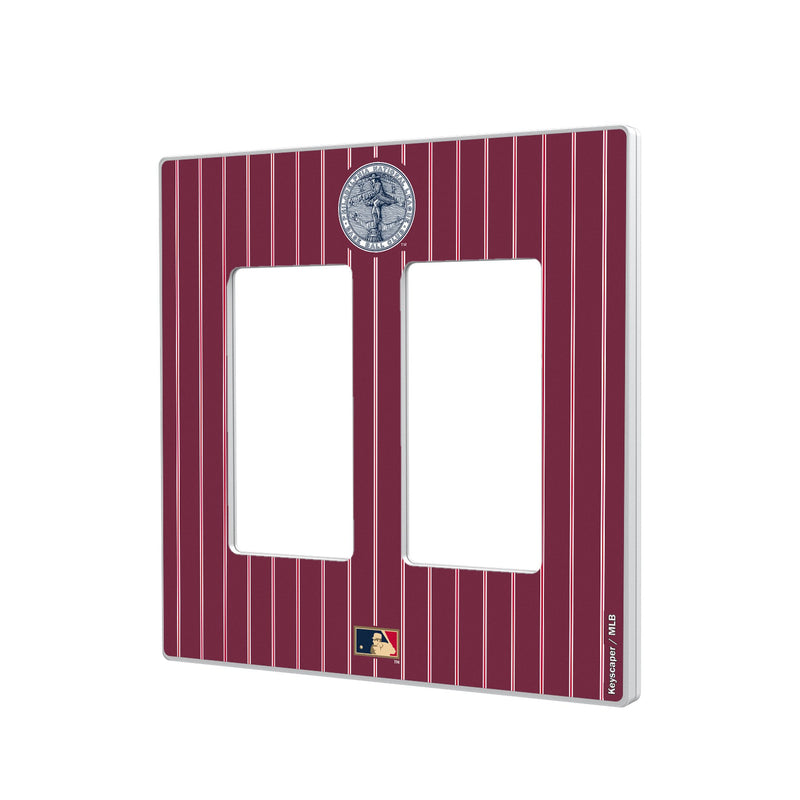 Philadelphia Phillies 1915-1943 - Cooperstown Collection Pinstripe Hidden-Screw Light Switch Plate