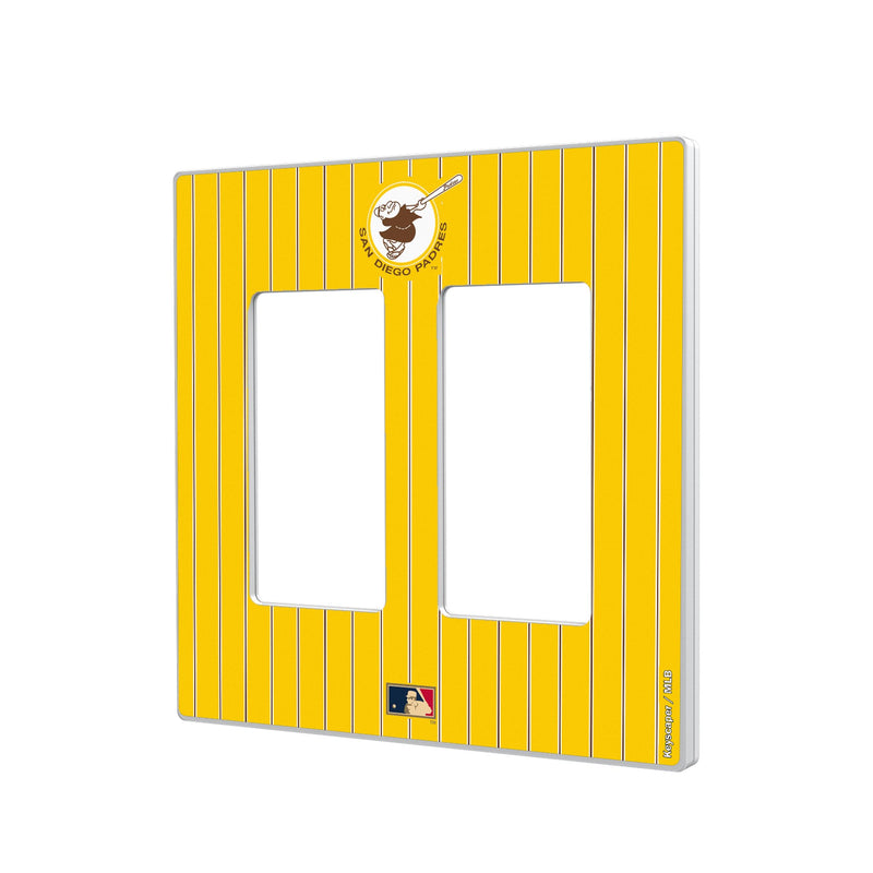 San Diego Padres 1969-1984 - Cooperstown Collection Pinstripe Hidden-Screw Light Switch Plate