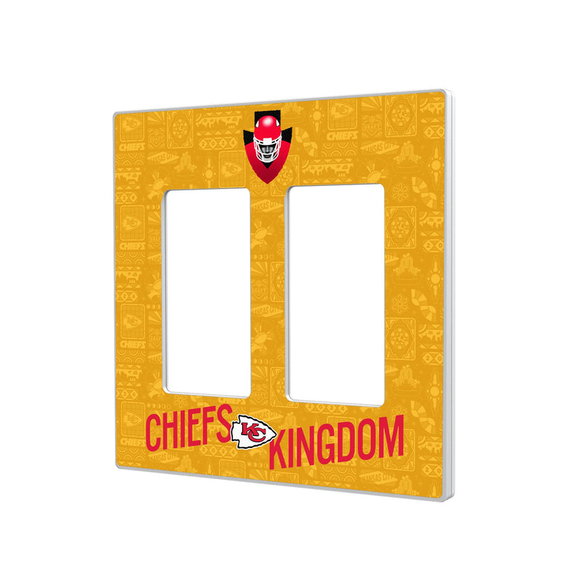 Kansas City Chiefs 2024 Illustrated Limited Edition Hidden-Screw Light Switch Plate
