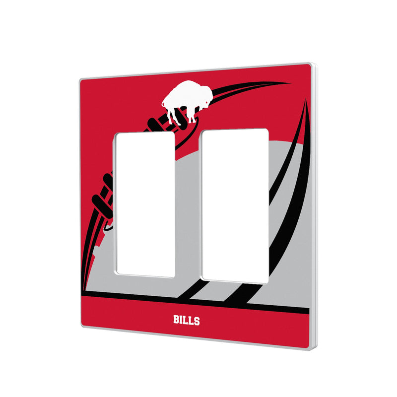 Buffalo Bills Historic Collection Passtime Hidden-Screw Light Switch Plate