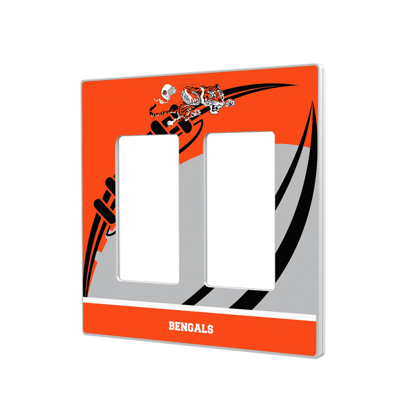 Cincinnati Bengals Historic Collection Passtime Hidden-Screw Light Switch Plate