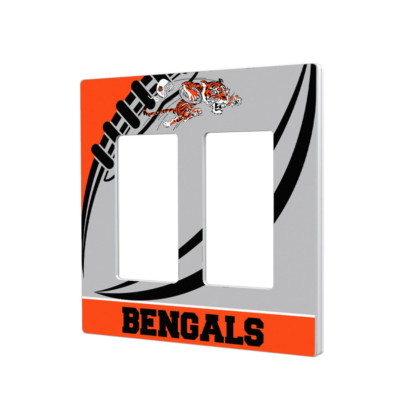 Cincinnati Bengals Historic Collection Passtime Hidden-Screw Light Switch Plate