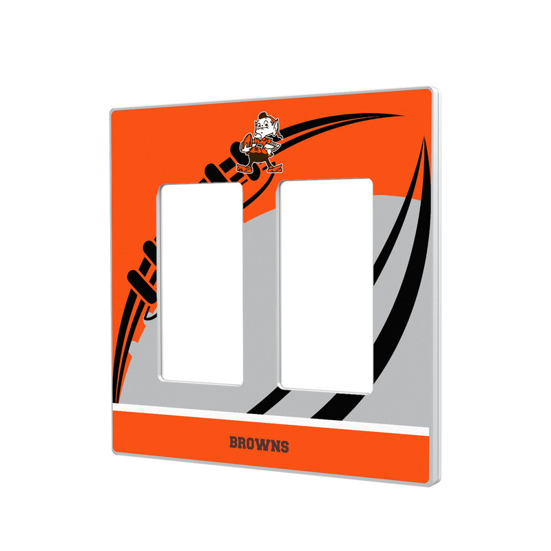 Cleveland Browns Historic Collection Passtime Hidden-Screw Light Switch Plate