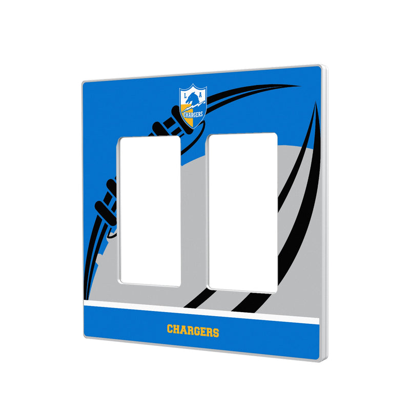 Los Angeles Chargers Historic Collection Passtime Hidden-Screw Light Switch Plate