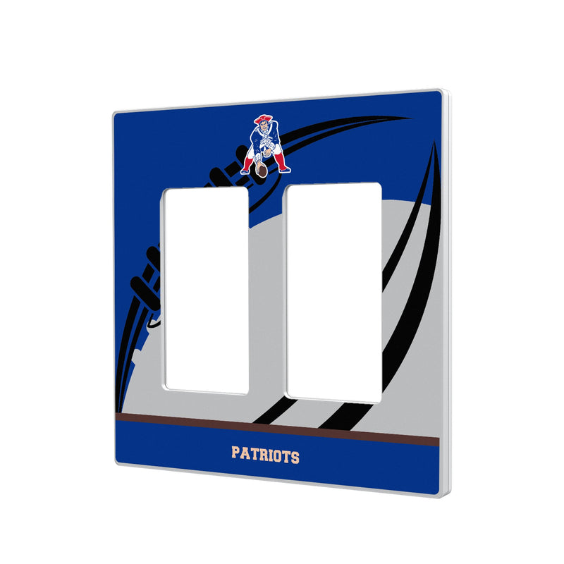New England Patriots Historic Collection Passtime Hidden-Screw Light Switch Plate