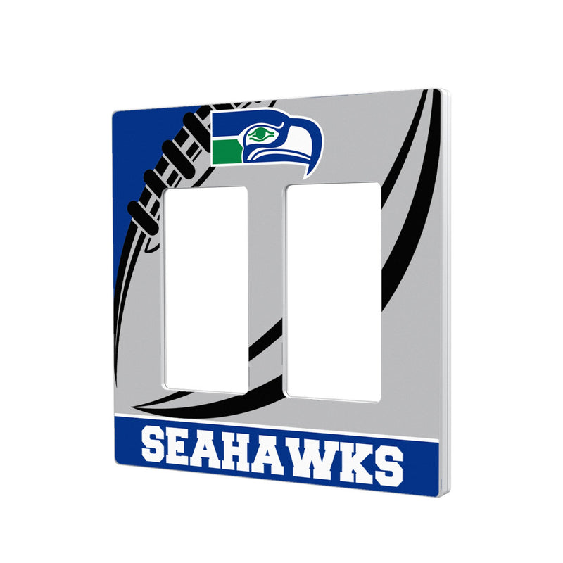 Seattle Seahawks Historic Collection Passtime Hidden-Screw Light Switch Plate