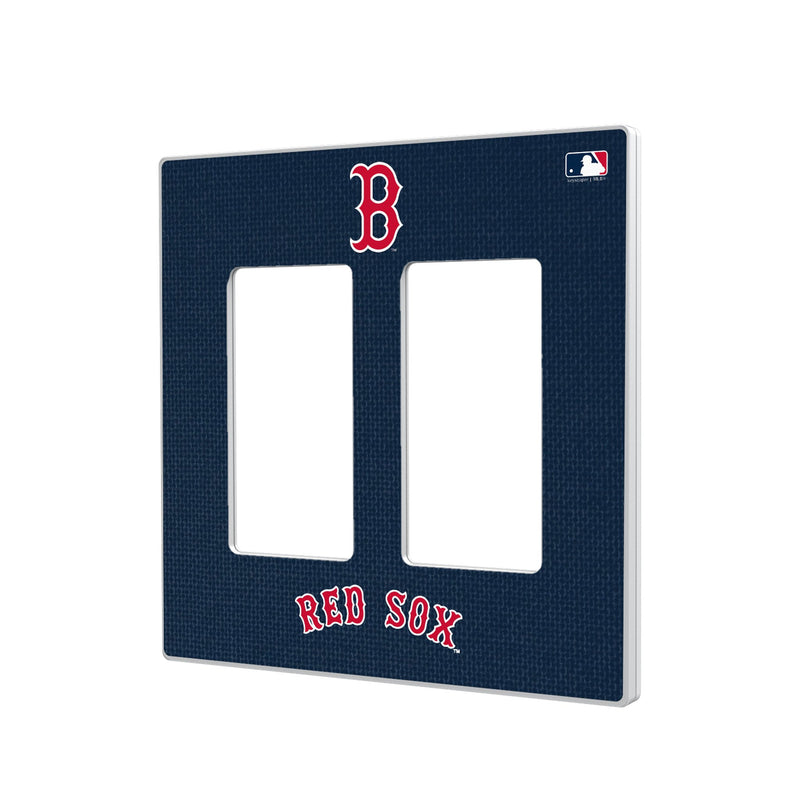 Boston Red Sox Solid Hidden-Screw Light Switch Plate