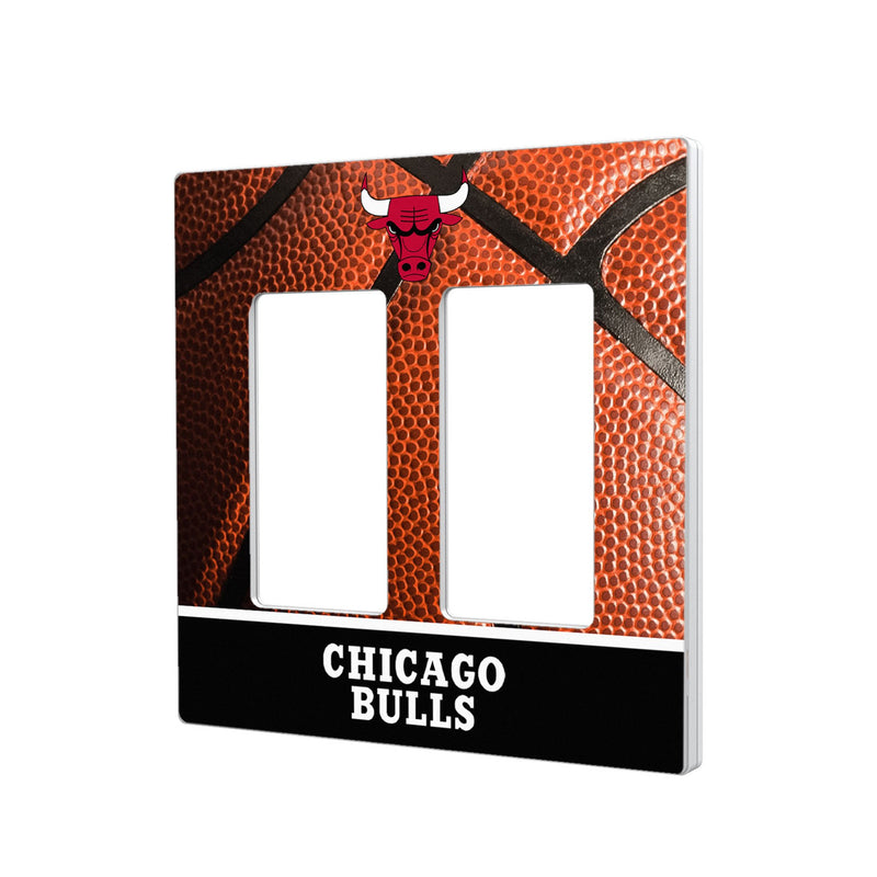 Chicago Bulls Basketball Hidden-Screw Light Switch Plate