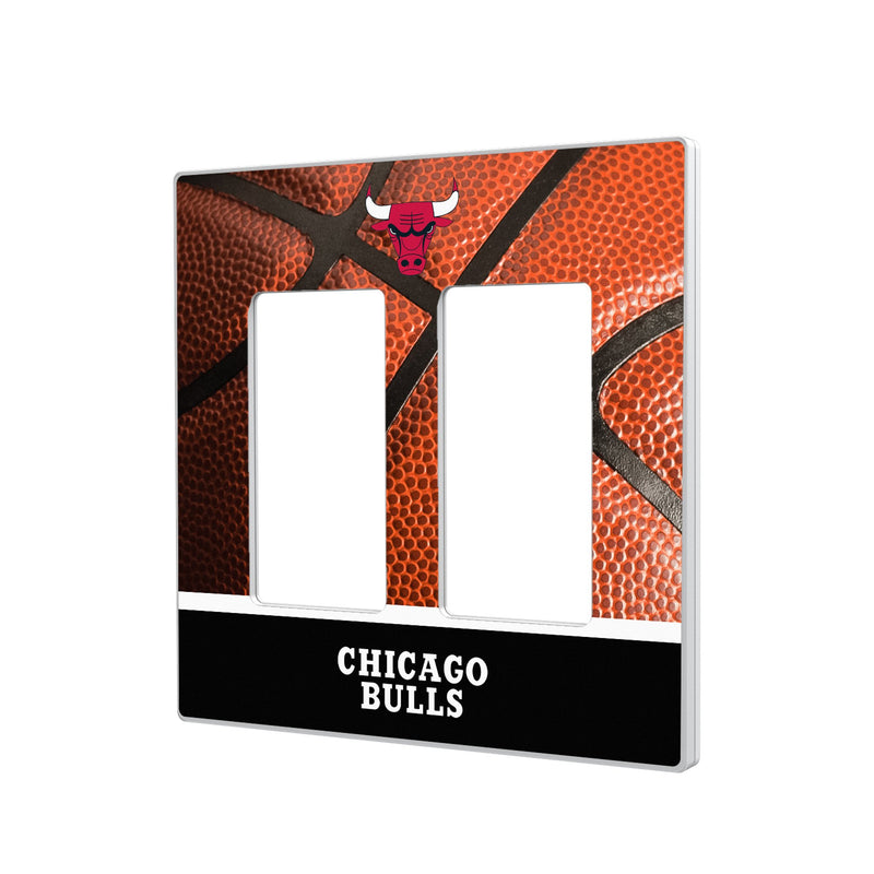 Chicago Bulls Basketball Hidden-Screw Light Switch Plate