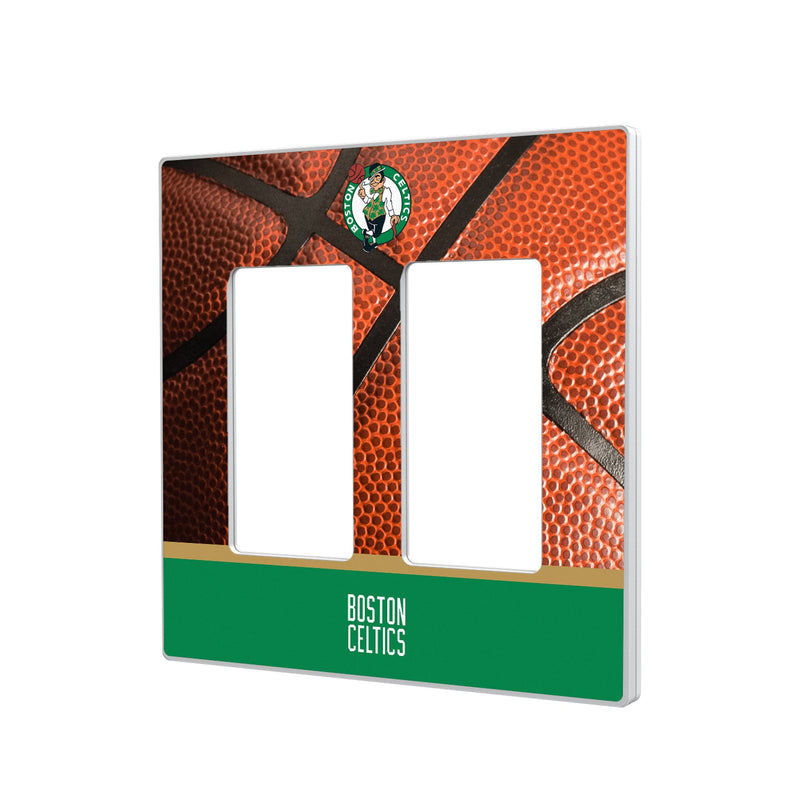 Boston Celtics Basketball Hidden-Screw Light Switch Plate