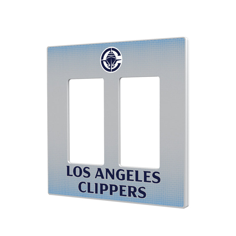 Los Angeles Clippers Linen Hidden-Screw Light Switch Plate