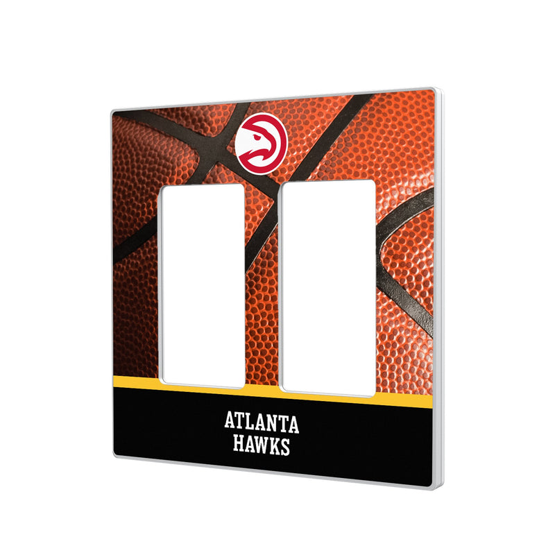 Atlanta Hawks Basketball Hidden-Screw Light Switch Plate