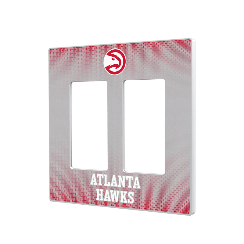 Atlanta Hawks Linen Hidden-Screw Light Switch Plate