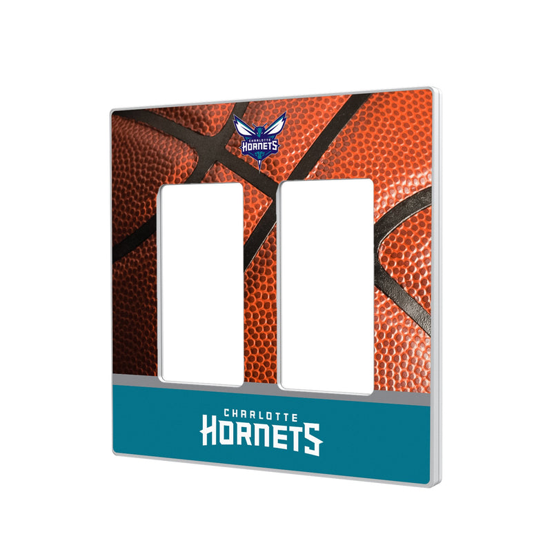 Charlotte Hornets Basketball Hidden-Screw Light Switch Plate