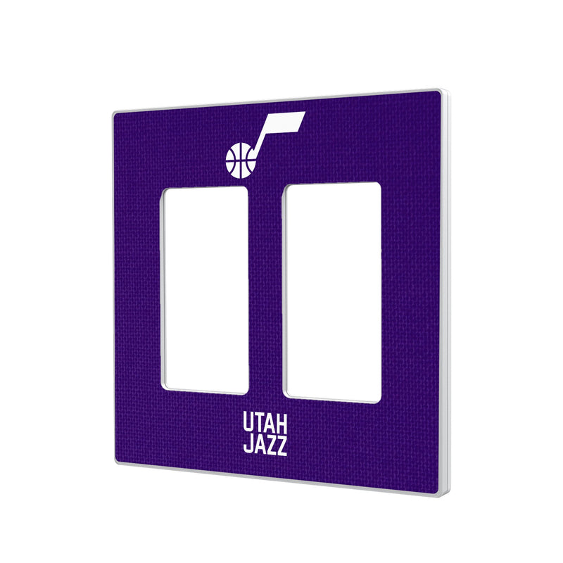 Utah Jazz Solid Hidden-Screw Light Switch Plate