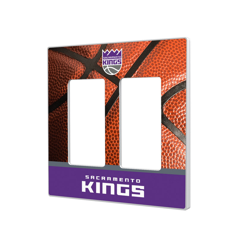 Sacramento Kings Basketball Hidden-Screw Light Switch Plate