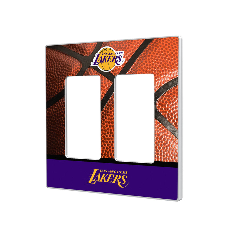 Los Angeles Lakers Basketball Hidden-Screw Light Switch Plate