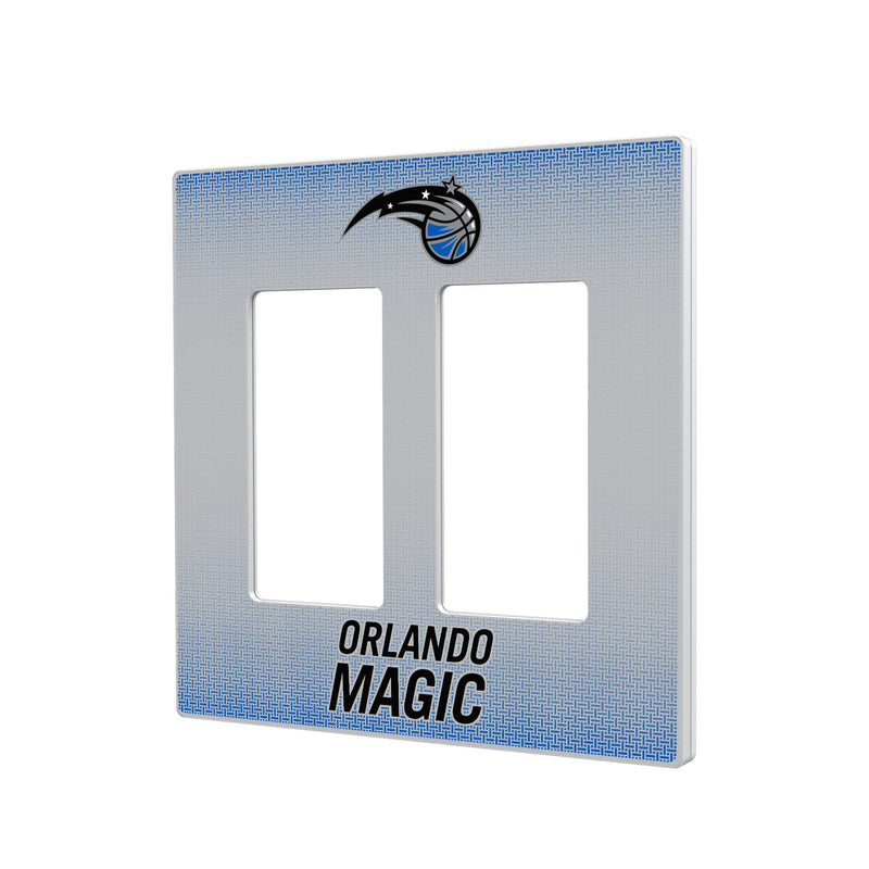 Orlando Magic Linen Hidden-Screw Light Switch Plate