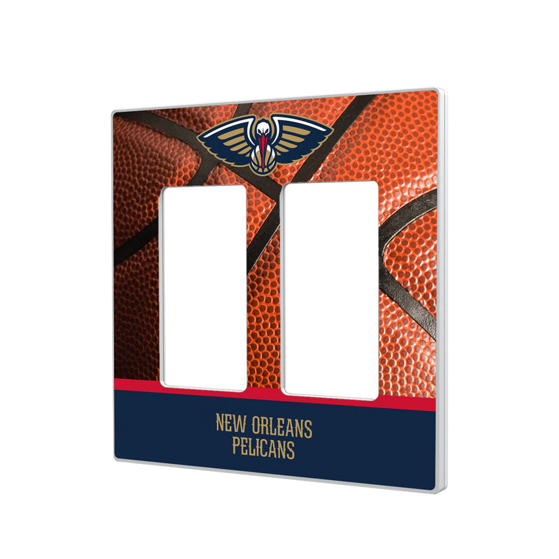 New Orleans Pelicans Basketball Hidden-Screw Light Switch Plate