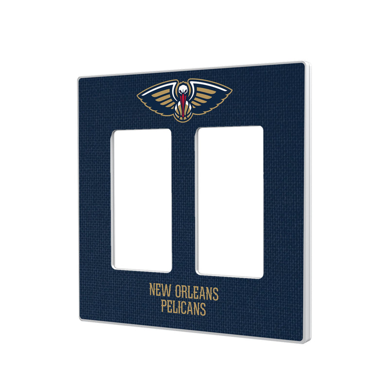 New Orleans Pelicans Solid Hidden-Screw Light Switch Plate