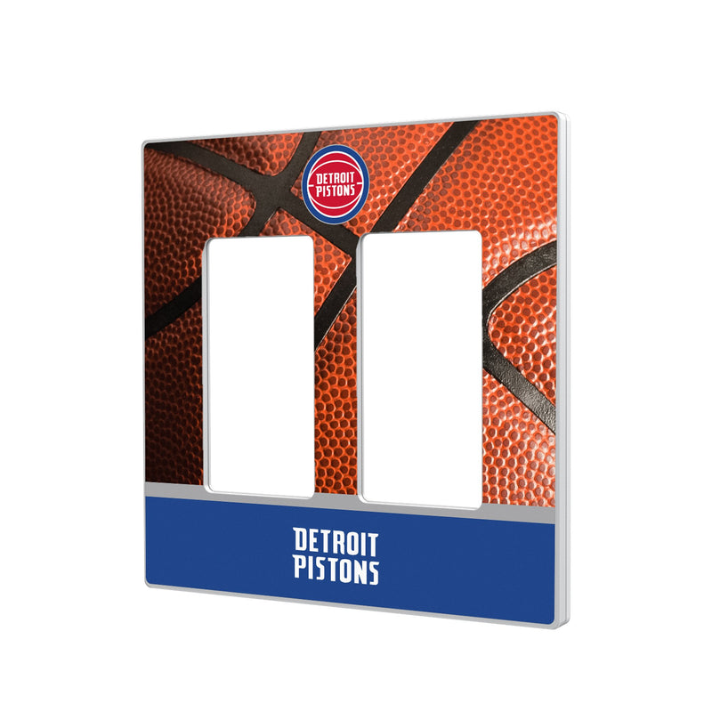 Detroit Pistons Basketball Hidden-Screw Light Switch Plate