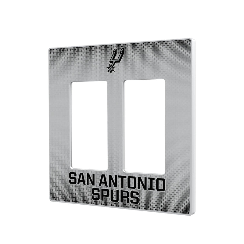 San Antonio Spurs Linen Hidden-Screw Light Switch Plate