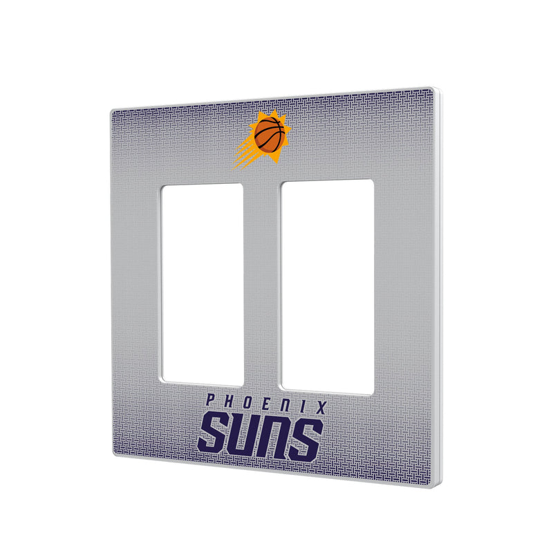 Phoenix Suns Linen Hidden-Screw Light Switch Plate