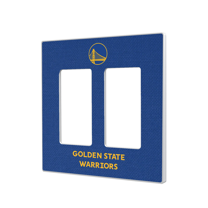 Golden State Warriors Solid Hidden-Screw Light Switch Plate