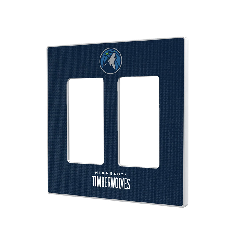 Minnesota Timberwolves Solid Hidden-Screw Light Switch Plate