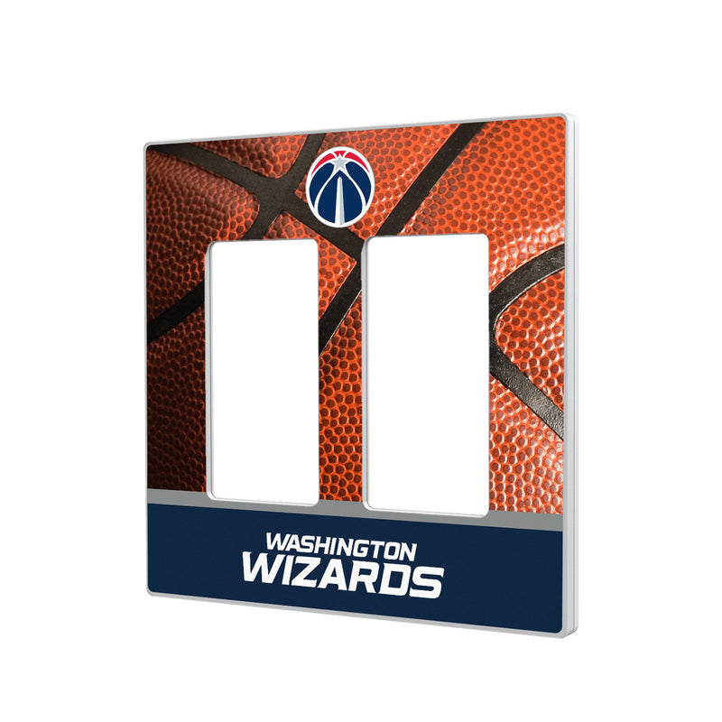 Washington Wizards Basketball Hidden-Screw Light Switch Plate