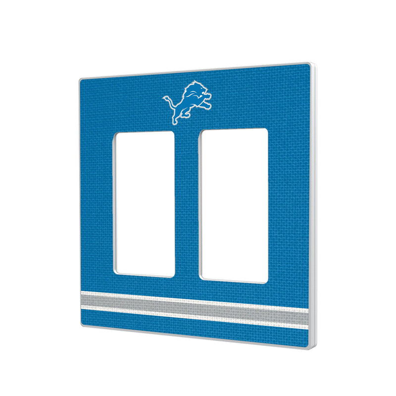 Detroit Lions Stripe Hidden-Screw Light Switch Plate