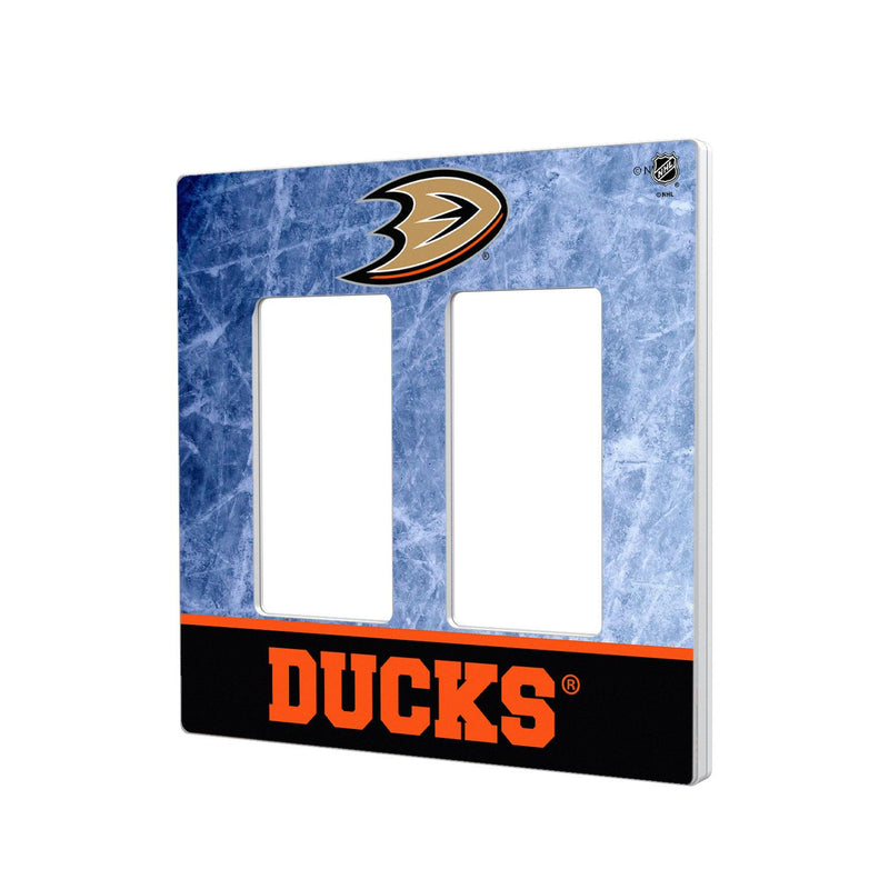 Anaheim Ducks Ice Wordmark Hidden-Screw Light Switch Plate