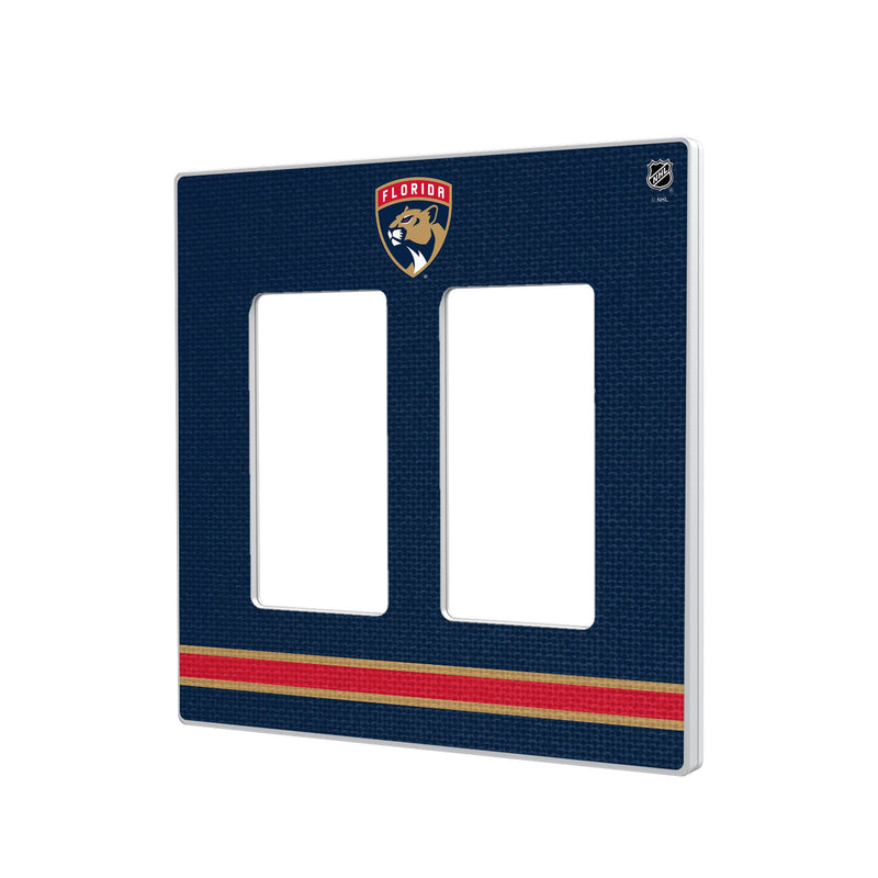 Florida Panthers Stripe Hidden-Screw Light Switch Plate