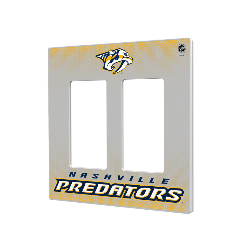 Nashville Predators Linen Hidden-Screw Light Switch Plate