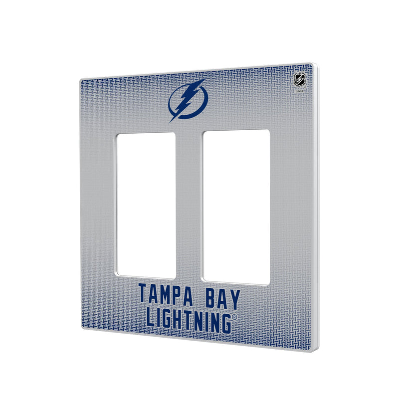 Tampa Bay Lightning Linen Hidden-Screw Light Switch Plate