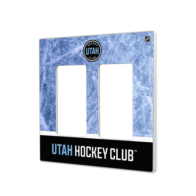 Utah Hockey Club Ice Wordmark Hidden-Screw Light Switch Plate