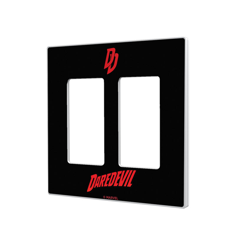 Marvel Daredevil Badge Hidden-Screw Light Switch Plate