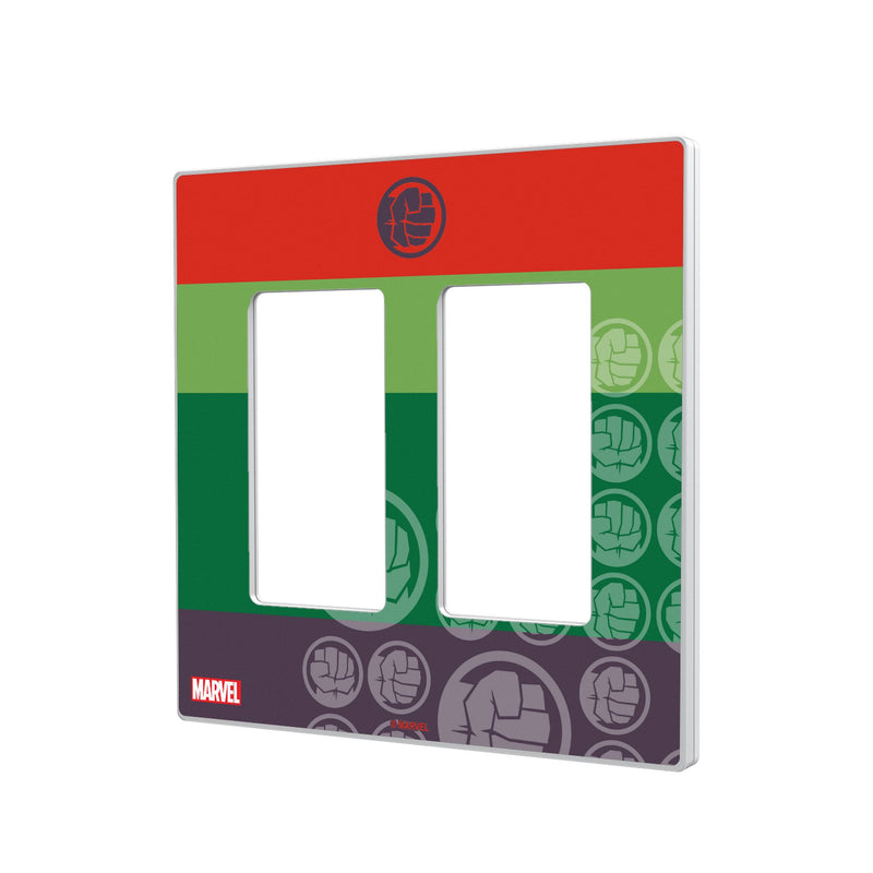 Marvel Avengers Hulk Sigil Hidden-Screw Light Switch Plate