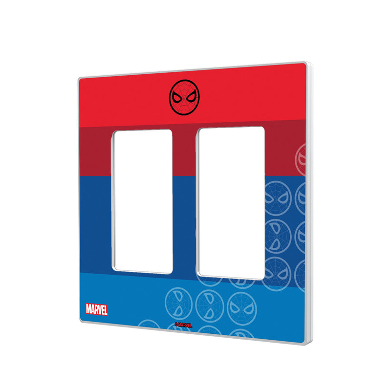 Marvel Spider-Man Sigil Hidden-Screw Light Switch Plate