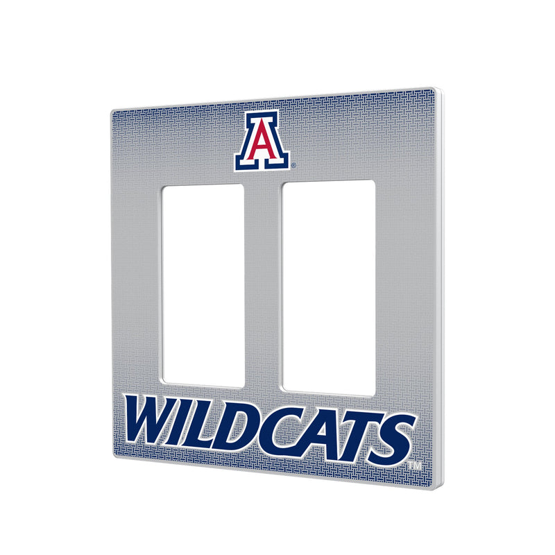 Arizona Wildcats Linen Hidden-Screw Light Switch Plate