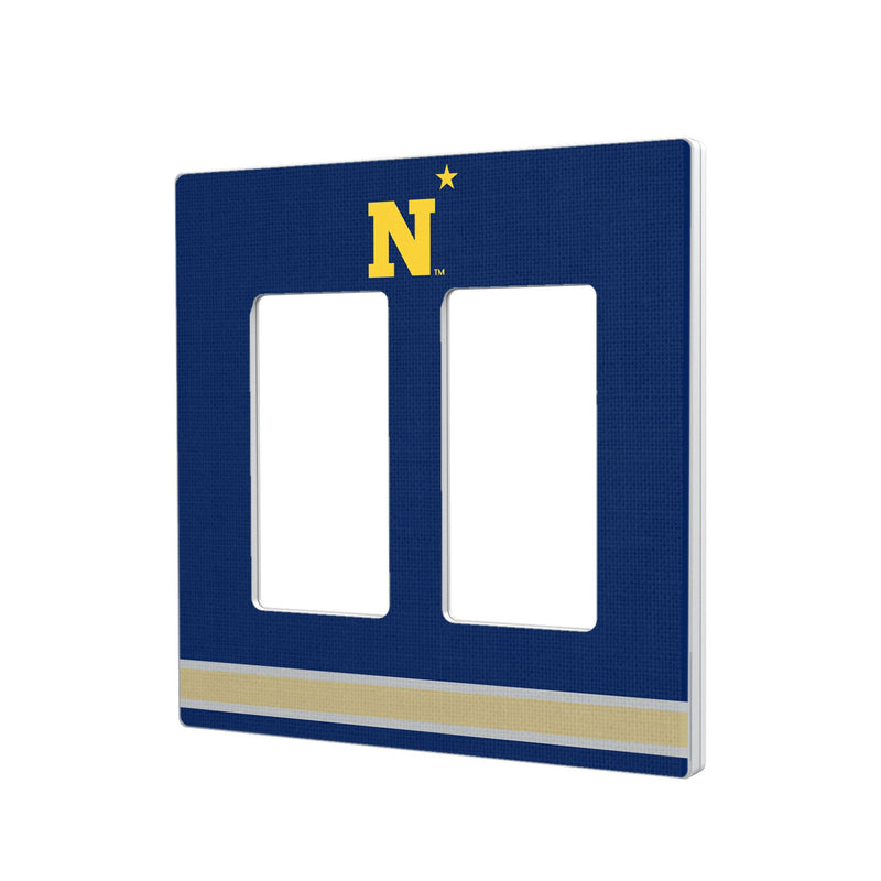 United State Naval Academy Midshipmen Stripe Hidden-Screw Light Switch Plate