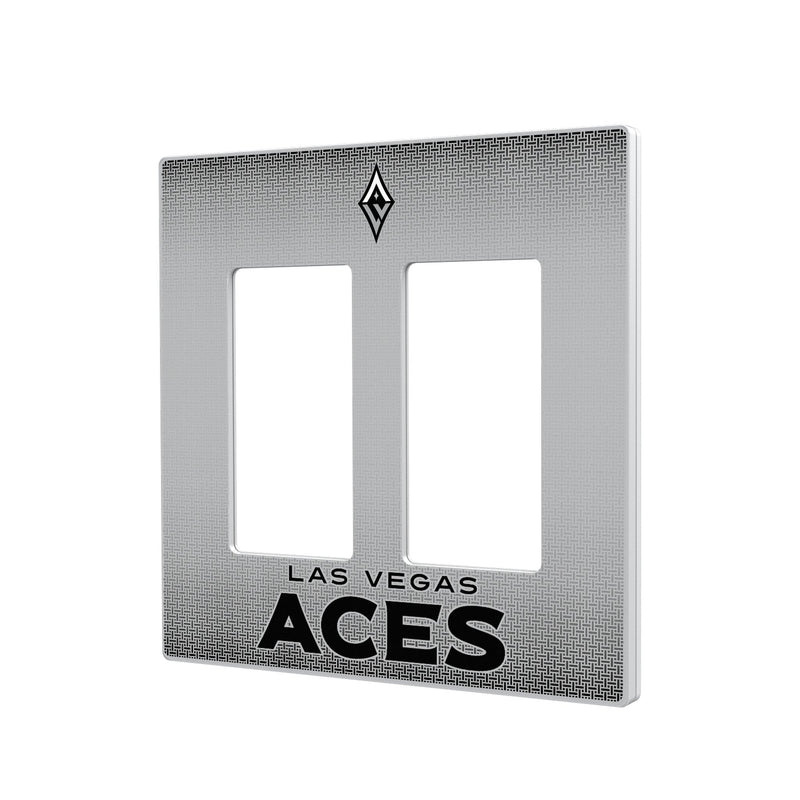 Las Vegas Aces Linen Hidden-Screw Light Switch Plate