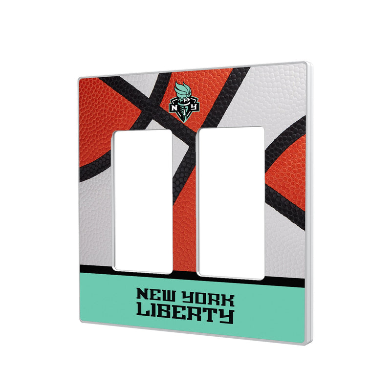 New York Liberty Basketball Hidden-Screw Light Switch Plate