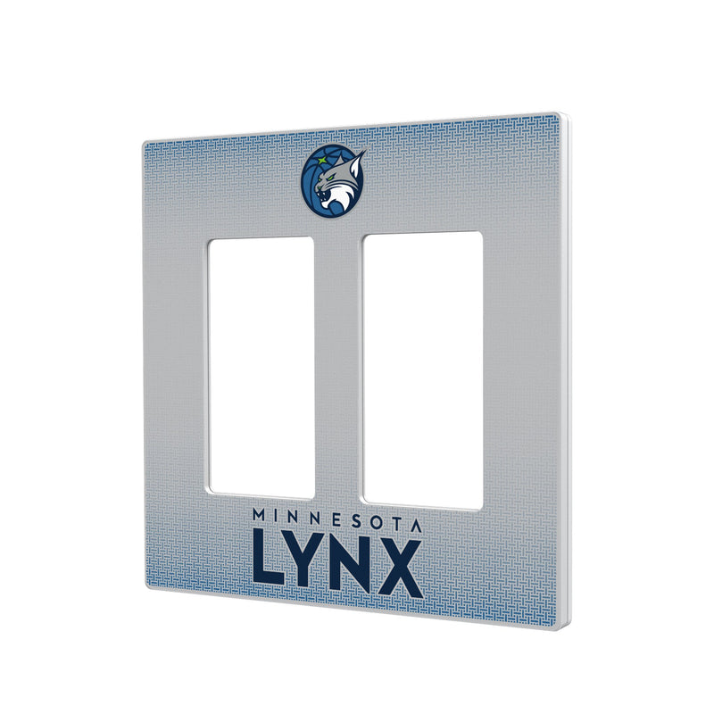 Minnesota Lynx Linen Hidden-Screw Light Switch Plate