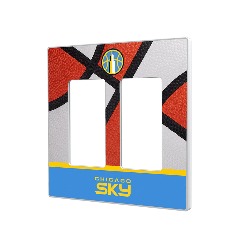 Chicago Sky Basketball Hidden-Screw Light Switch Plate